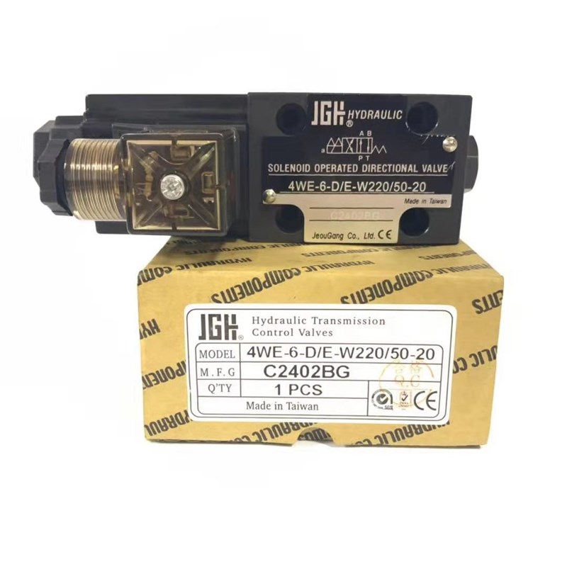 JeouGang台湾久冈电磁阀4WE-6-D/E-W220/50-20 W110 G24 W240 10