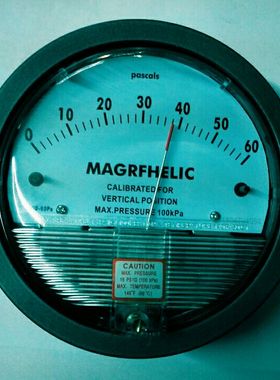 订货 气体压差表 PASCALS MAGRFHELIC 0-60PA 压差计  压力差压表
