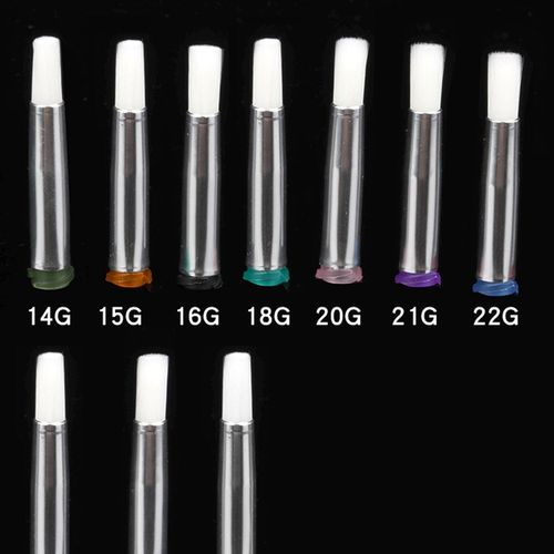 毛刷胶头14G-34G 圆口4/5/6mm毛刷针头/点胶毛刷针头 点胶针头