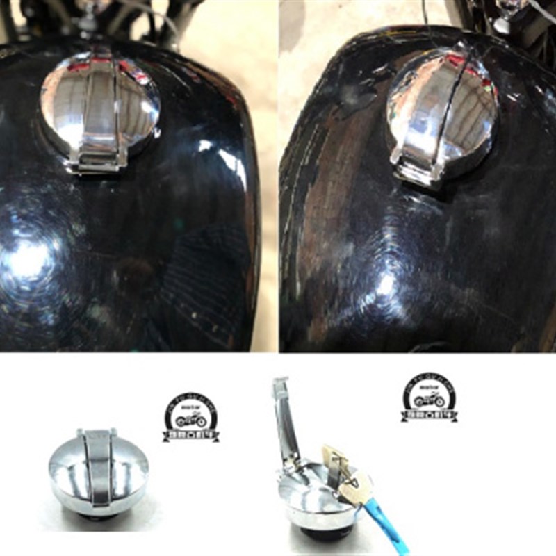 适用于轻骑大韩GV300s经典款油箱盖 复古油箱盖改装咖啡加油盖