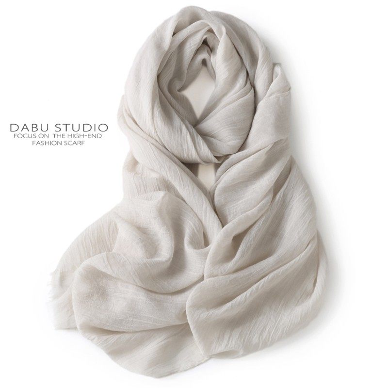 不输羊绒质感纯棉麻文艺围巾纯色米白卡其浅灰色围巾披肩男女四季,包装,包装胶带,淘宝优惠券,粉丝福利购,淘宝优惠卷