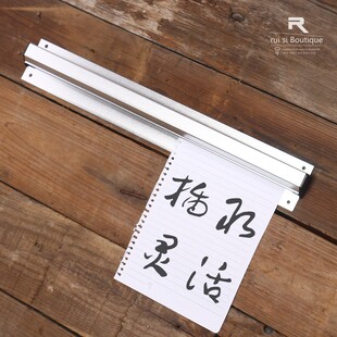加长加厚餐厅挂单条挂墙式插单器票据贴墙厨房夹菜单插条外卖票夹