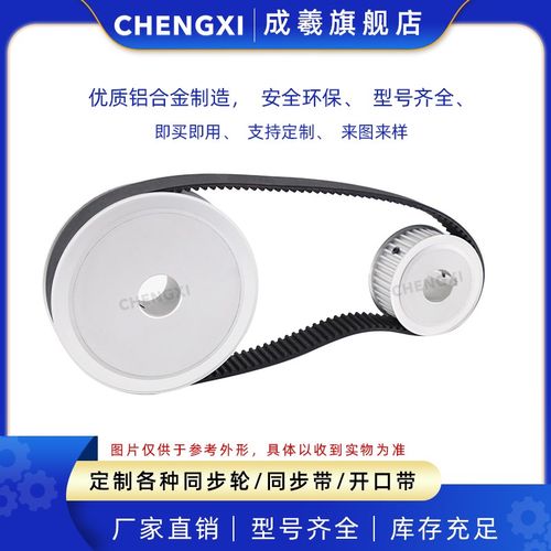 无台S5M36齿两面平同步轮槽宽11/17/22/27皮带轮齿外径56.34键槽
