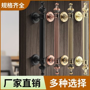 不锈钢仿古拉手新中式 拉手 高档酒店KTV大门木门把手卧室房门明装