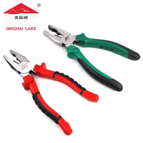 青海湖工具正品钢丝钳老虎钳汽修机修手钳五金工具家用钳子8寸