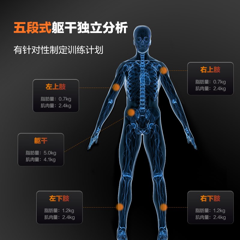 香山八电极体脂秤电子秤家用体重秤智能精准健身人体秤