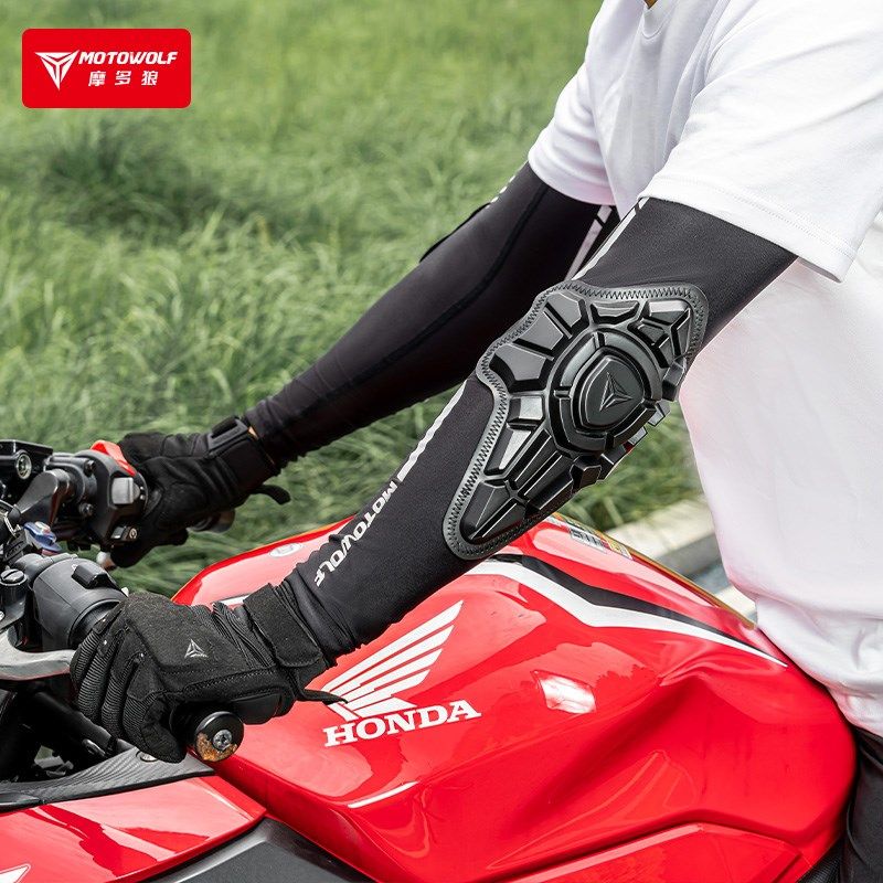 摩多狼摩托车护肘防摔护具夏季手套骑士骑行透气袖套机车摩旅防晒,摩托车/装备/配件,骑士护具,淘宝优惠券,粉丝福利购,淘宝优惠卷