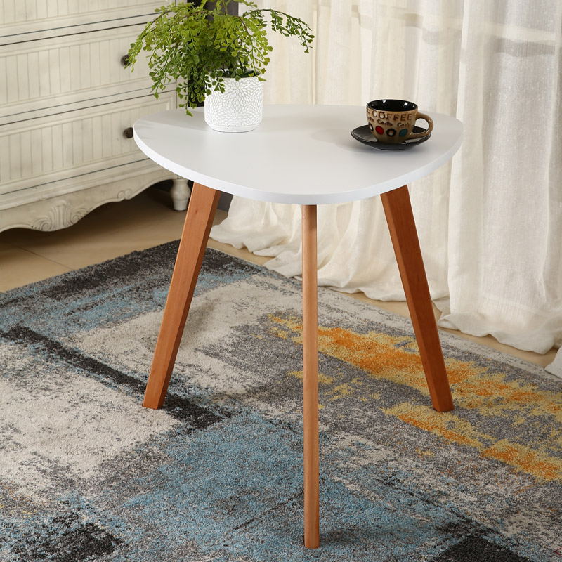 角几边几现代简约小圆桌子北欧实木卧室阳台沙发边柜茶几边桌迷你