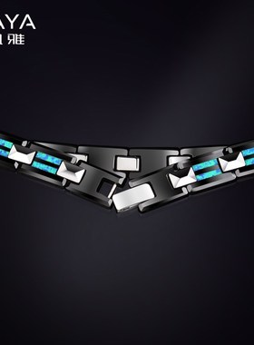 飒雅手链男士高级感钨钢男生手饰钨金潮个性乌金手串首饰生日礼物