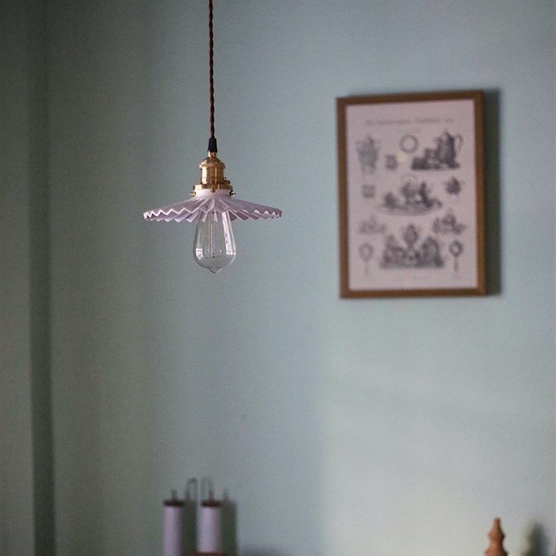 轴年 黄铜简约吊灯陶瓷灯罩灯具北欧床头卧室过道玄关吧台镜前灯,家装灯饰光源,床头/玄关/吧台/过道吊灯,淘宝优惠券,粉丝福利购,淘宝优惠卷