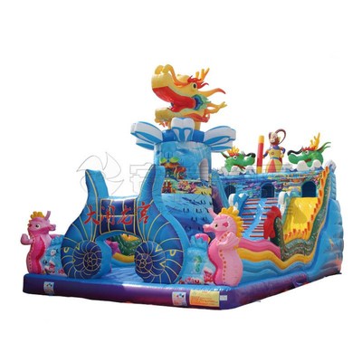 充气城堡室外大型儿童充气蹦蹦床乐园室外大滑梯户外游乐设备厂家