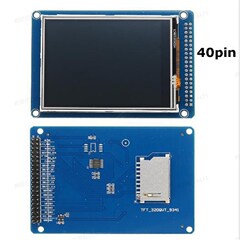 全新3.2寸触摸屏TFT液晶屏彩屏模块SSD1289ILI9341 40针