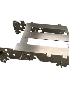 不锈钢钣金件激光切割下料折弯成型1.0ATM机金融设备精密钣金加工