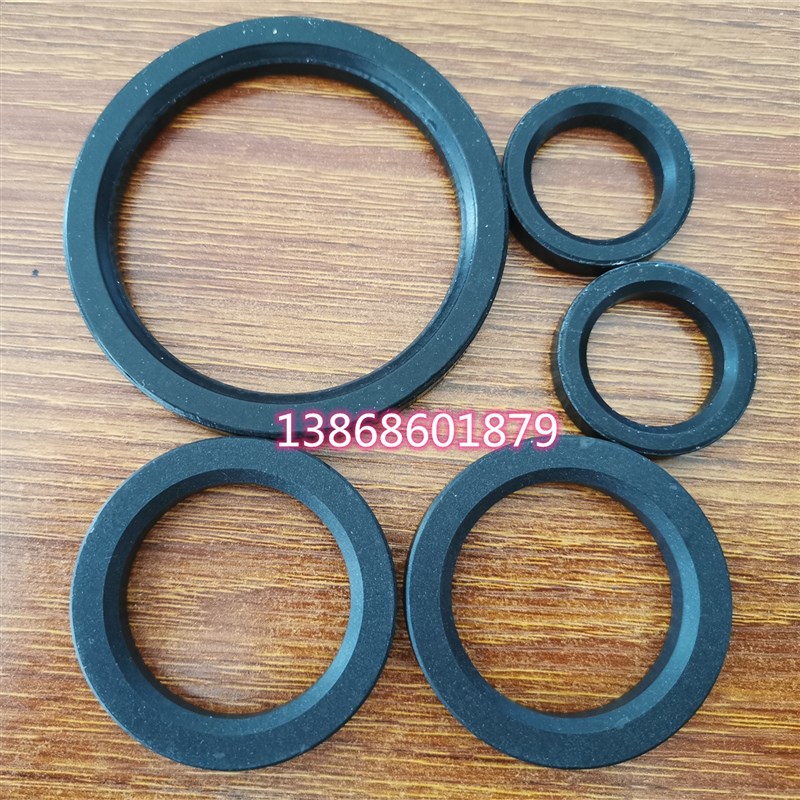 球阀阀座改性四氟碳纤维密封圈Q41法兰丝扣球阀黑色高温垫DN80100