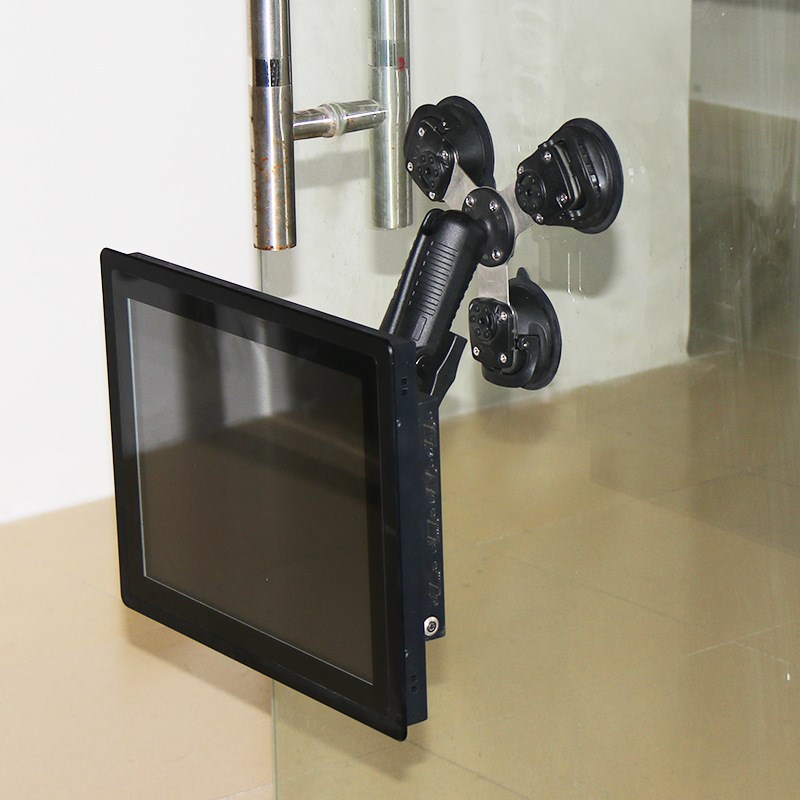 车挡玻璃真空球头吸盘底座车载导航支架1.5英寸球头三吸盘底座