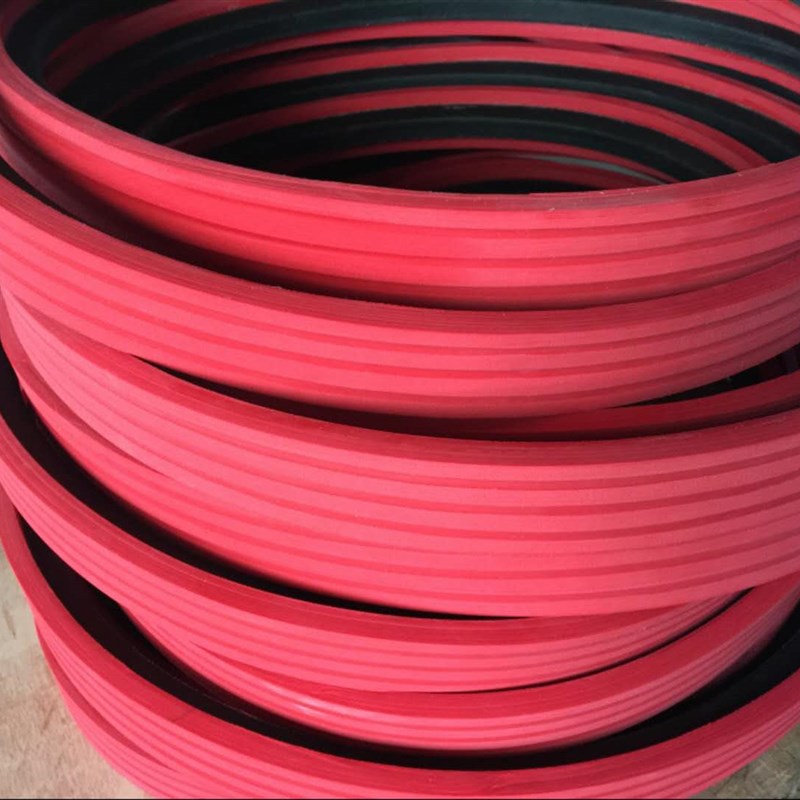 供应木工豪迈封边机三角带加红胶耐磨 双端铣压带 高速封边机皮带