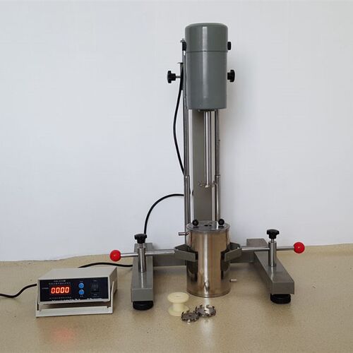 杭州齐威小型油墨涂料实验室分散研磨机FS-1100D 1.1KW配不锈钢桶