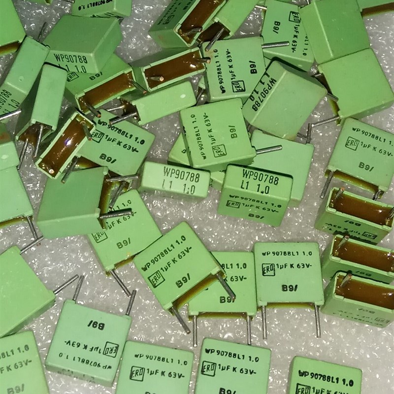 德国 ERO 63V1UF 63V105 铜脚 发烧音频薄膜电容 脚距:10MM