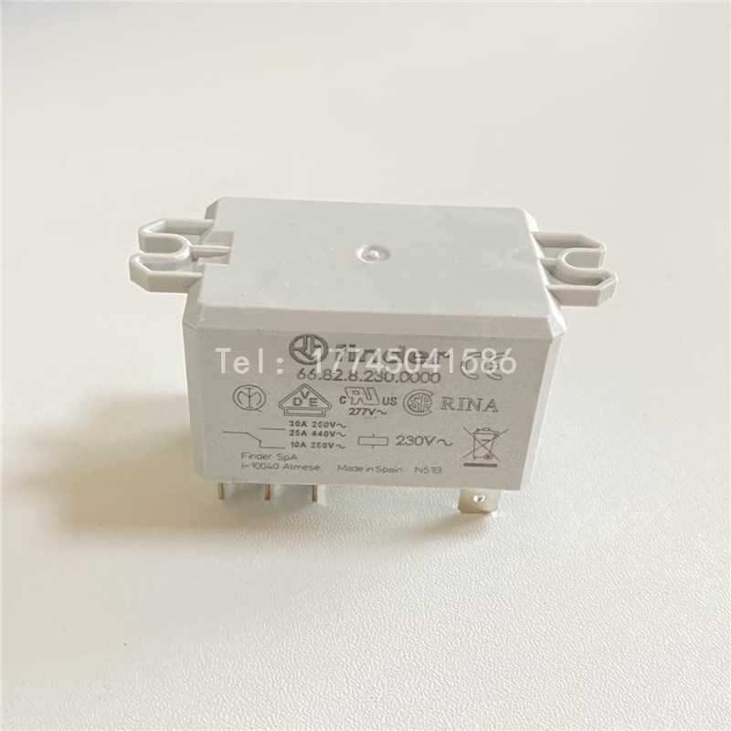 66.82.8.230.0000 Finder功率继电器双刀双掷30A 230VAC芬德正品