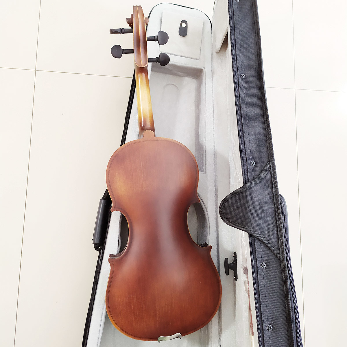 4/4小提琴实木小提琴合成木小提琴violin配黑色帆布盒送松香1个