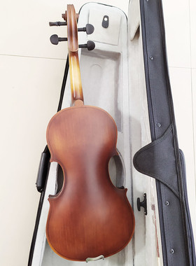 4/4小提琴实木小提琴合成木小提琴violin配黑色帆布盒送松香1个