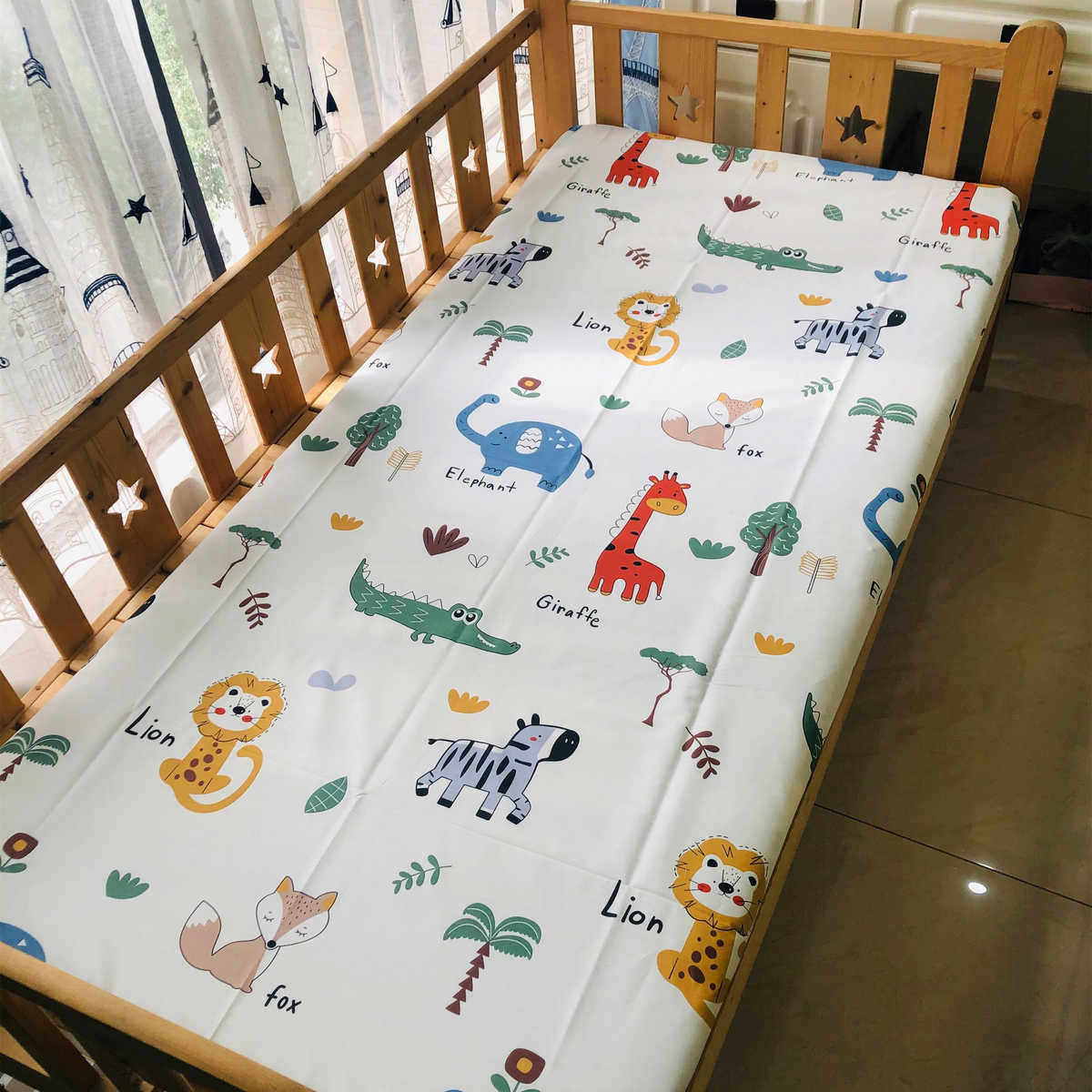 上下铺儿童卡通纯棉床笠薄棕垫防滑床笠榻榻米床罩宝宝拼接床套,床上用品,床笠,淘宝优惠券,粉丝福利购,淘宝优惠卷