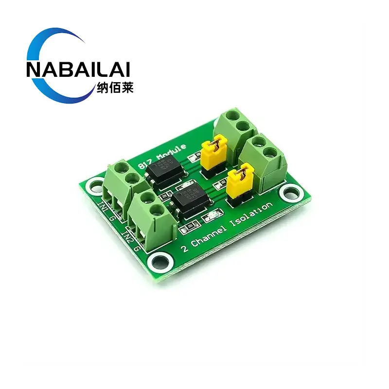 817光耦 2/4/8路电压隔离板 电压控制转接模块 驱动 光电隔离模块