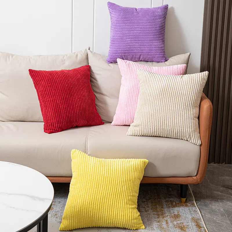 秋冬款毛绒抱枕灯绒芯沙发靠枕办公室靠背枕推荐抱枕