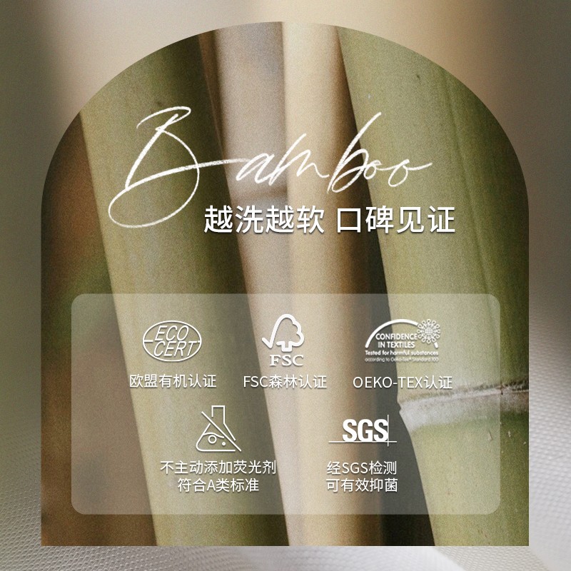 Nest Designs婴儿护肩口水巾宝宝围兜拍嗝吐奶巾防溢奶竹棉围嘴