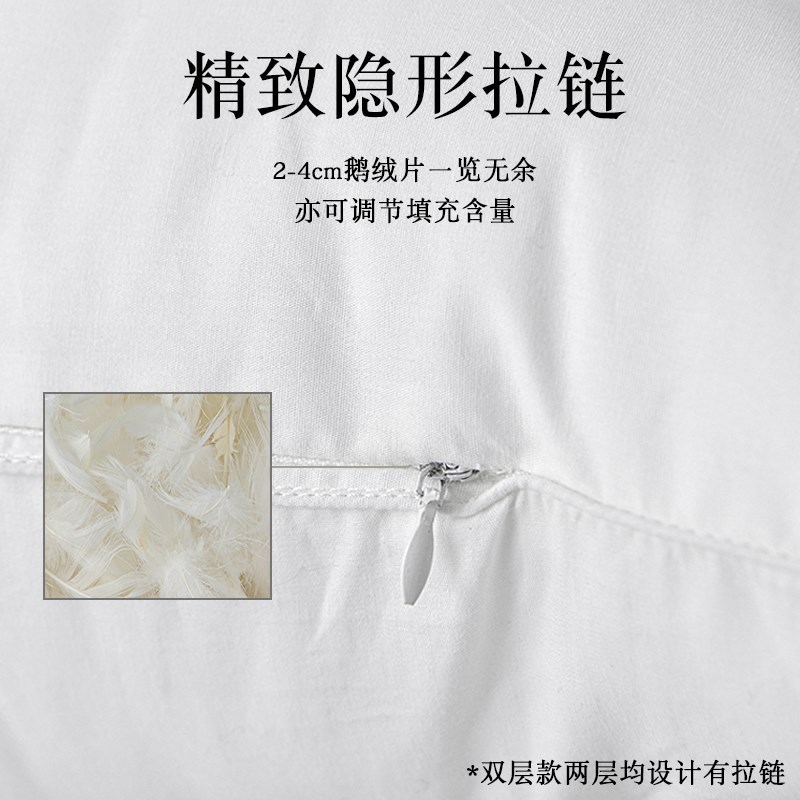 羽绒抱枕芯鹅毛内胆靠枕芯45x45酒店方形枕头沙发大靠背A类全棉50