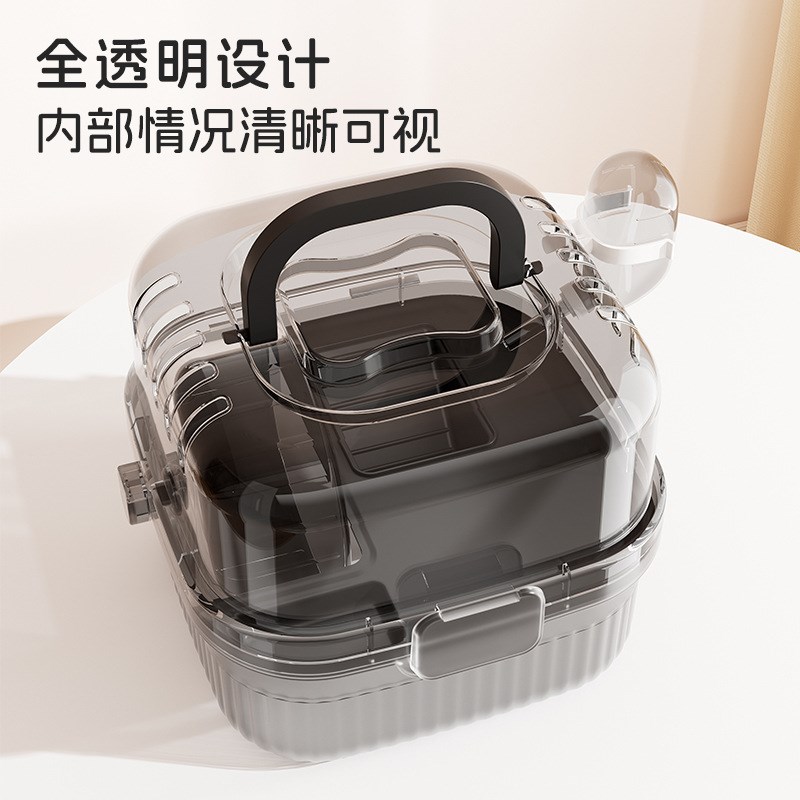 2025新款金丝熊仓鼠笼子布卡星设计便携小宠物笼子蜜袋外出装备笼