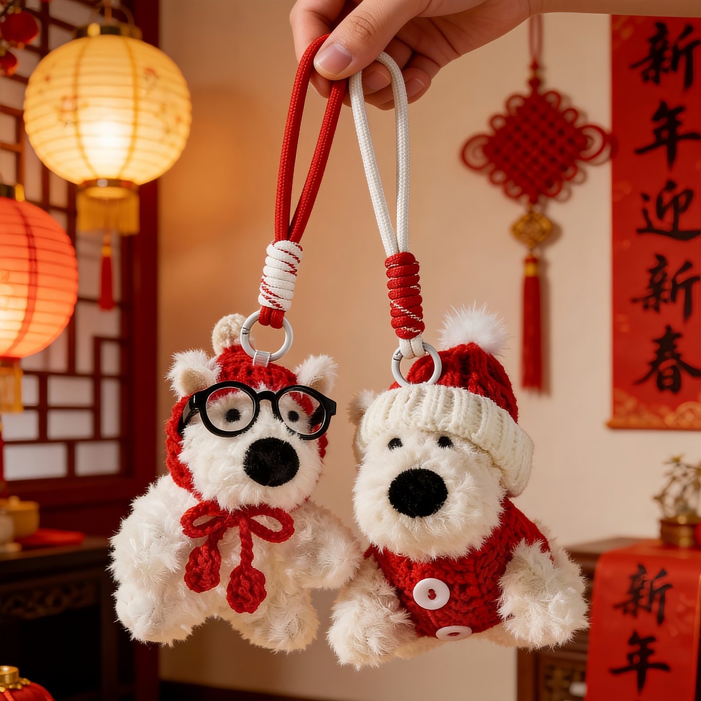 可爱西高地毛绒挂件包包挂饰卡通潦草小狗公仔钥匙扣配饰伴手礼物,服饰配件/皮带/帽子/围巾,包挂件,淘宝优惠券,粉丝福利购,淘宝优惠卷