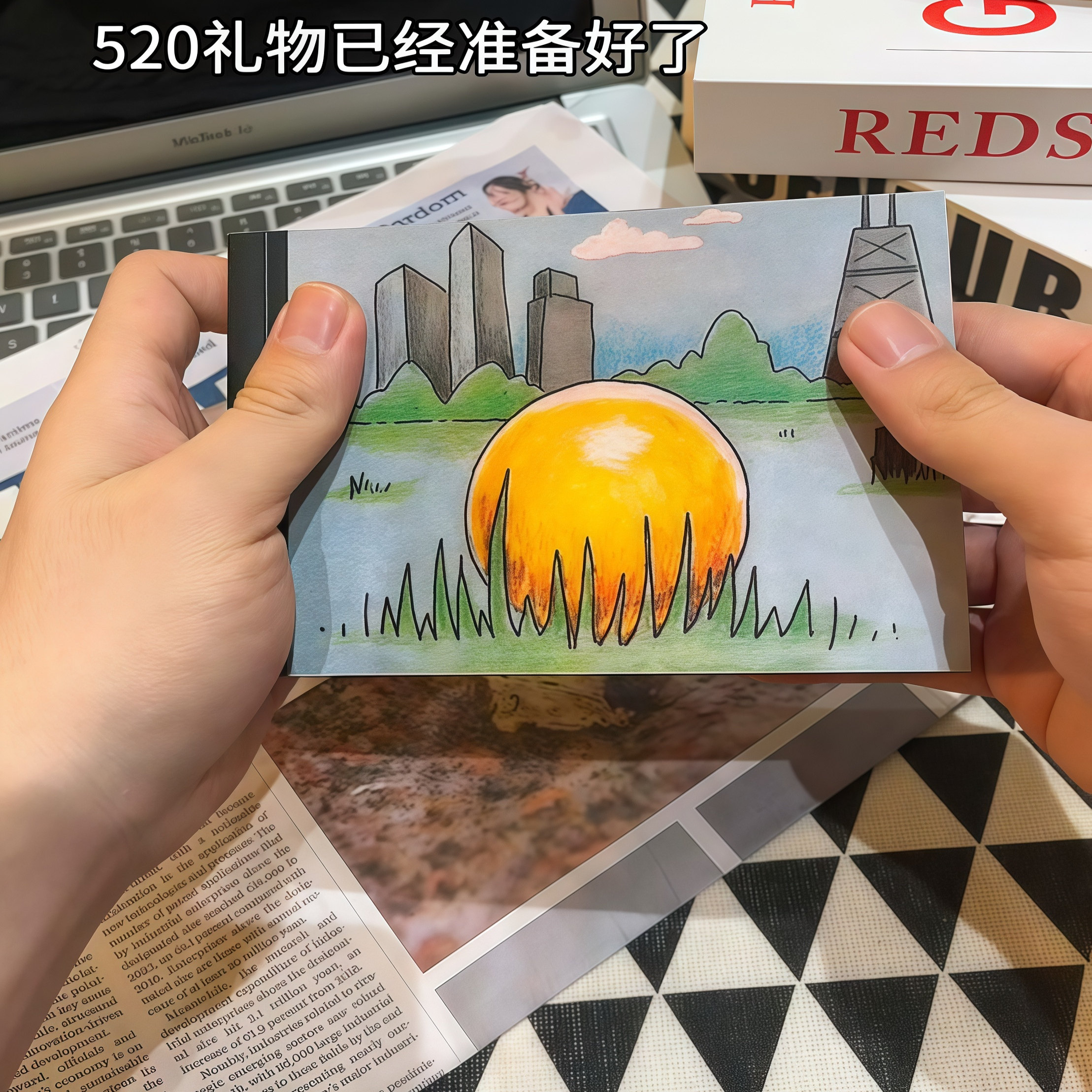 藏戒指手翻书创意求婚礼物