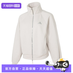 JKT针织运动外套KC0047休闲 adidas阿迪达斯女子FLEECE 自营