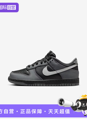 【自营】NIKE耐克男大童NIKE DUNK LOW GS运动休闲鞋IM6028-010