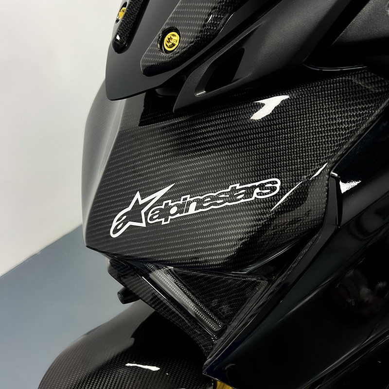 A星 Alpinestars 意大利 机车头盔贴纸 摩托车贴纸 防水反光贴花