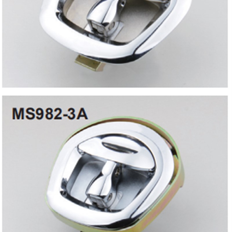 工业柜门锁 面板锁 工程汽车锁 装备防尘锁 怀海柜门锁MS982-3-3A