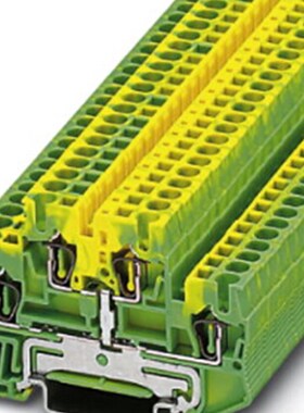 菲尼克斯 双层接线端子 黄绿接地端子 STTB 2.5-PE 3036026