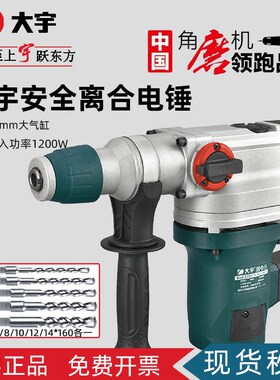 大宇工业级电锤钻手持式双用电镐C3301K带安全离合混凝土电钻DAYU
