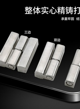 304不锈钢电柜箱一字子母铰链CL203-3可脱卸合页 HL019拆卸插拔式