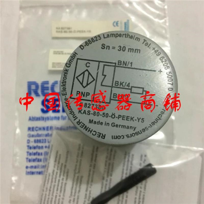 全新RECHNER瑞奇能接近开关感应器KAS-80-50-A-Y5质量保证