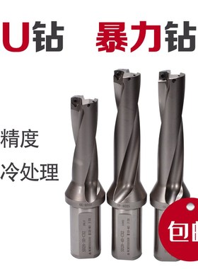 U钻暴力快速钻头数控车床CNC平底深孔钻WCSP123456789桃型正方型