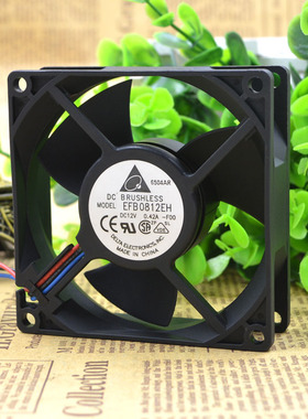 EFB0812EH 台达 8CM 8025 12V 0.42A 双滚珠 大风量服务器风扇