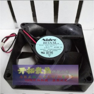 8厘米风扇 NIDEC 0.26A DC24V 8025 24TS4 D08T 正品 100%