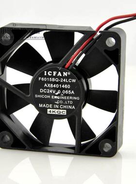 ICFAN F6015BQ-24LCW AX640160 24V 0.065A 6CM 6015 变频 风扇