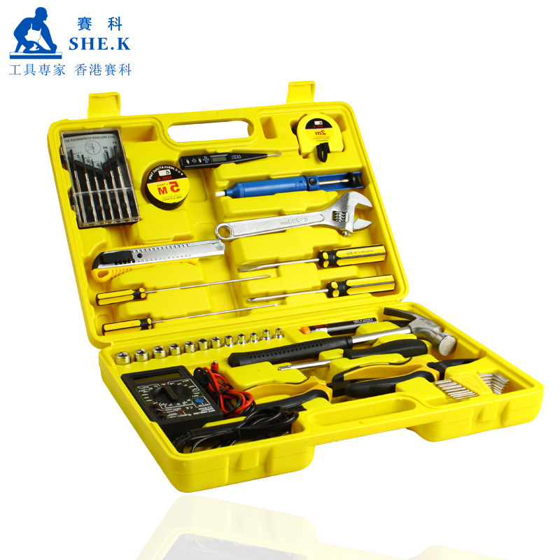 赛科 家用 电工电讯工具套装组合工具 44件组套 套装工具 SK-1176