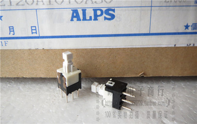 SPPH210100 进口日本ALPS 6脚双排自锁开关 6X6方形按键开关