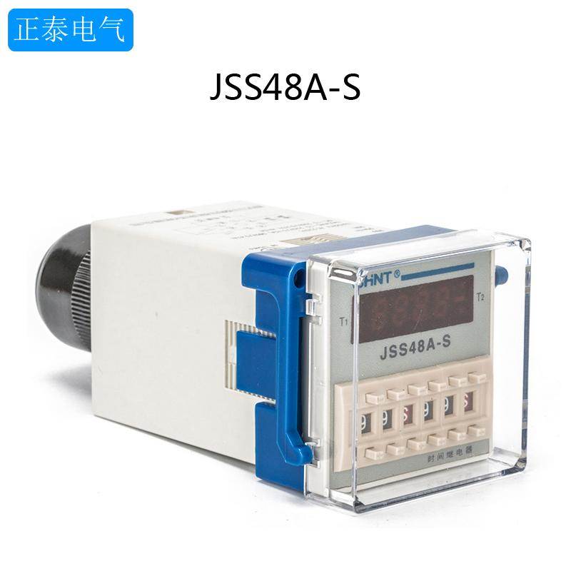 正品 正泰时间继电器 JSS48A-S循环时间继电器 JSS48A-S AC380V
