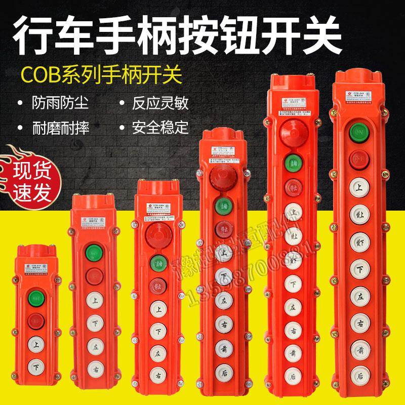 起重机天车行车电动葫芦控制手柄按钮乐清日力COB防雨型按钮开关