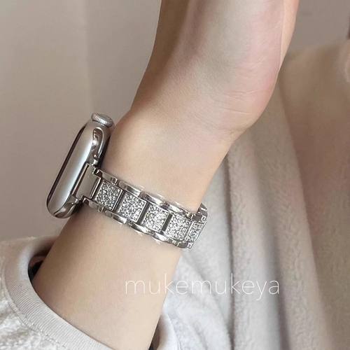 满天星镶钻荣耀亲选2i手表表带Haylou Watch高级金属女新款夏适用